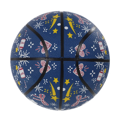 Premium Rubber Basketball Size 7/6/5/4 Outdoor Cement Court Training Sports Ball For Adults Youth Professional Game Equipment
