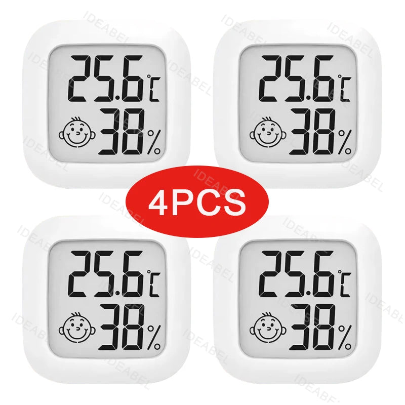 4-10PCS Mini LCD Digital Thermometer Hygrometer Indoor Room Temperature And Humidity Meter Sensor Meter Home Thermometer