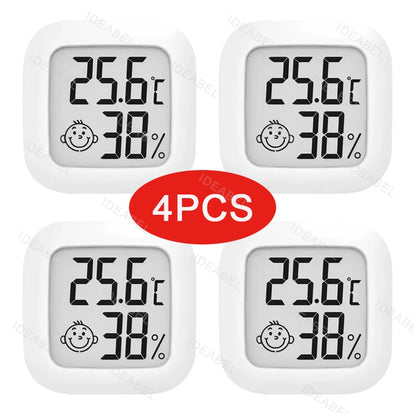 4-10PCS Mini LCD Digital Thermometer Hygrometer Indoor Room Temperature And Humidity Meter Sensor Meter Home Thermometer