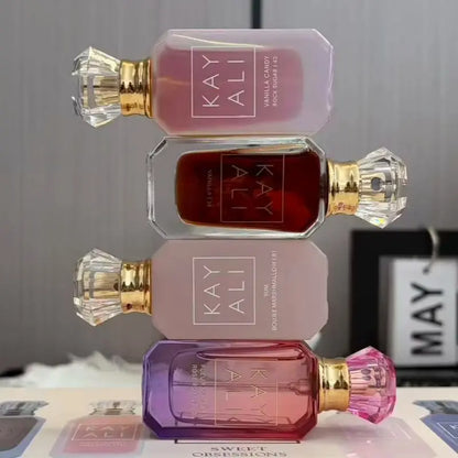 40ml Perfume Mini Set 4x10ml Sweet Vanilla Candy Marshmallow Rose Eau De Parfum Gift Set Long Lasting Fragrance for Women