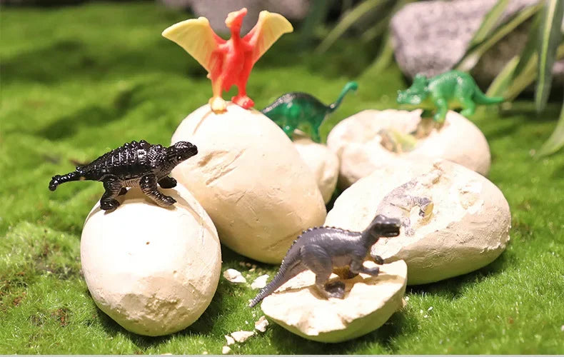 12PCS Archeological Dinosaur Egg Dig Kit Fossil Excavation Toy Teens Adults Scientific DIY Mining Multiplayer Party Favors Gifts
