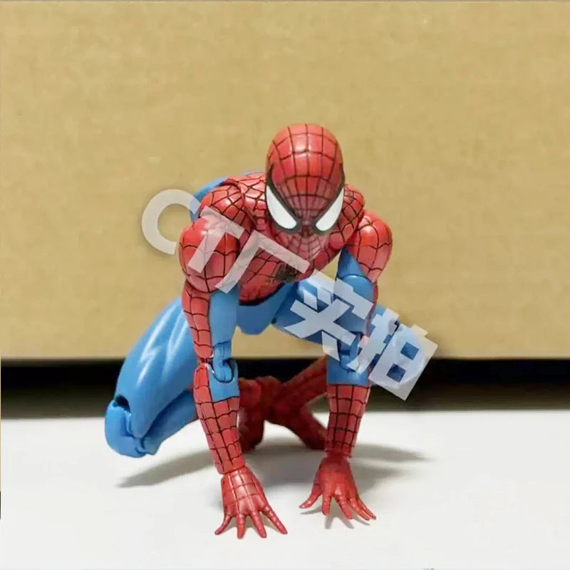 New CT Toys Spiderman Figure Mafex 185 Miles Morales 2099 Classic Costume Spider-Man Action Figure Anime Mafex185 Figurine Toys