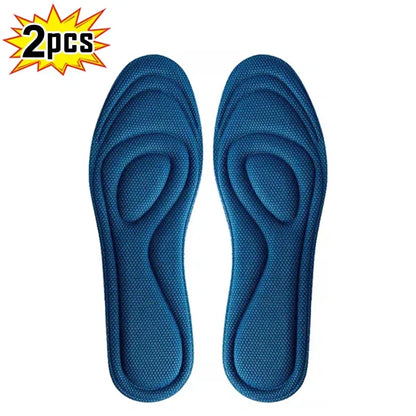 1/2 Pairs Memory Foam disposable Insoles for Shoes Antibacterial Deodorization Sweat Absorption Insert Sport Shoes Pads
