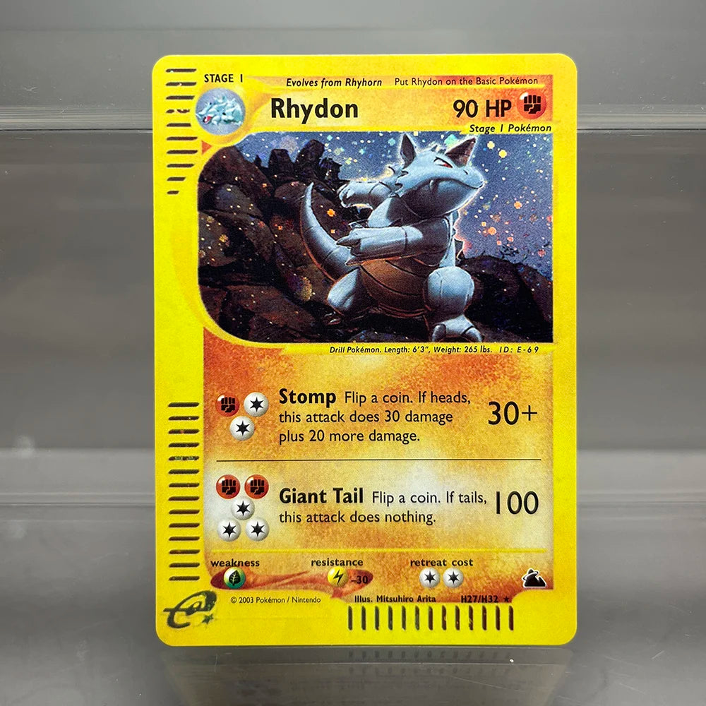 PKM Cards Charizard Steelix Celebi Single Foil Cards Magneton Gengar Classic Game Collection Cards PTCG Proxy Cards