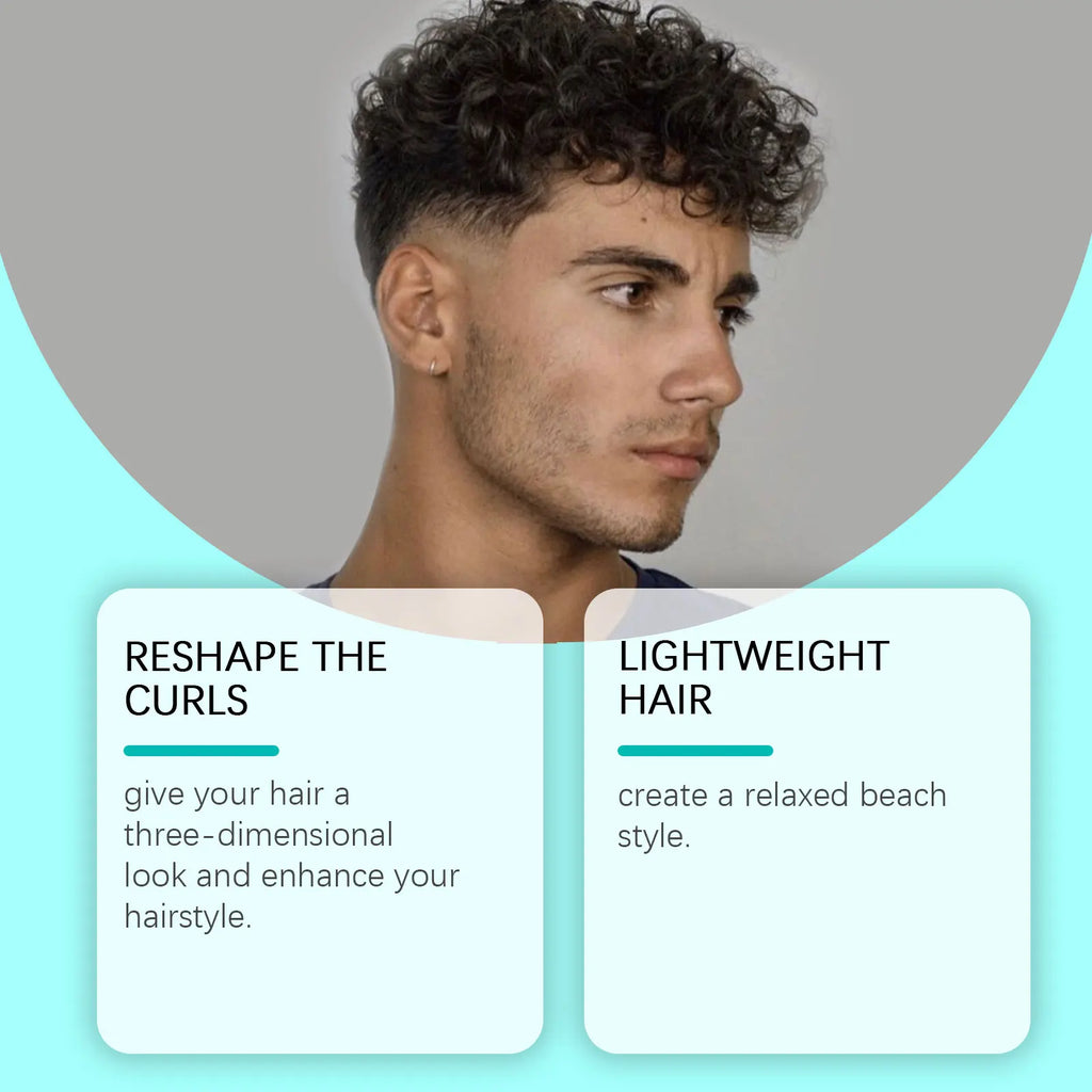 Sea Salt Hair Styling Spray Lazy Curl Defining Improving Thicken Strong Hold Non Greasy Fluffy Natural Wave Hair Nourishing Oil