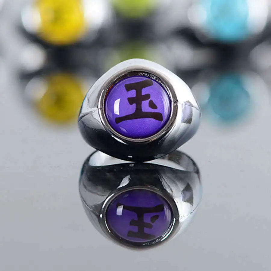 10PCS/Set Anime Akatsuki Itachi Metal R-ings Cartoon Cool Cosplay Accessory Props Boy Children Action Figure Toy Gift
