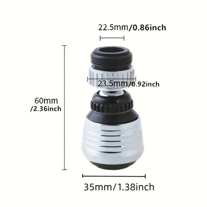 1 faucet nozzle 360 degree rotating filter extension tube dual-mode faucet nozzle universal kitchen accessory