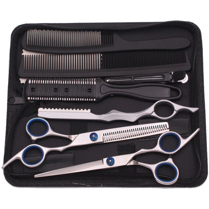 6.5'' Professional Hair Scissors Set Comb Razor Thinning Cutting Shears Hairdressing Salon Barber Home Japan Steel Dropshipping