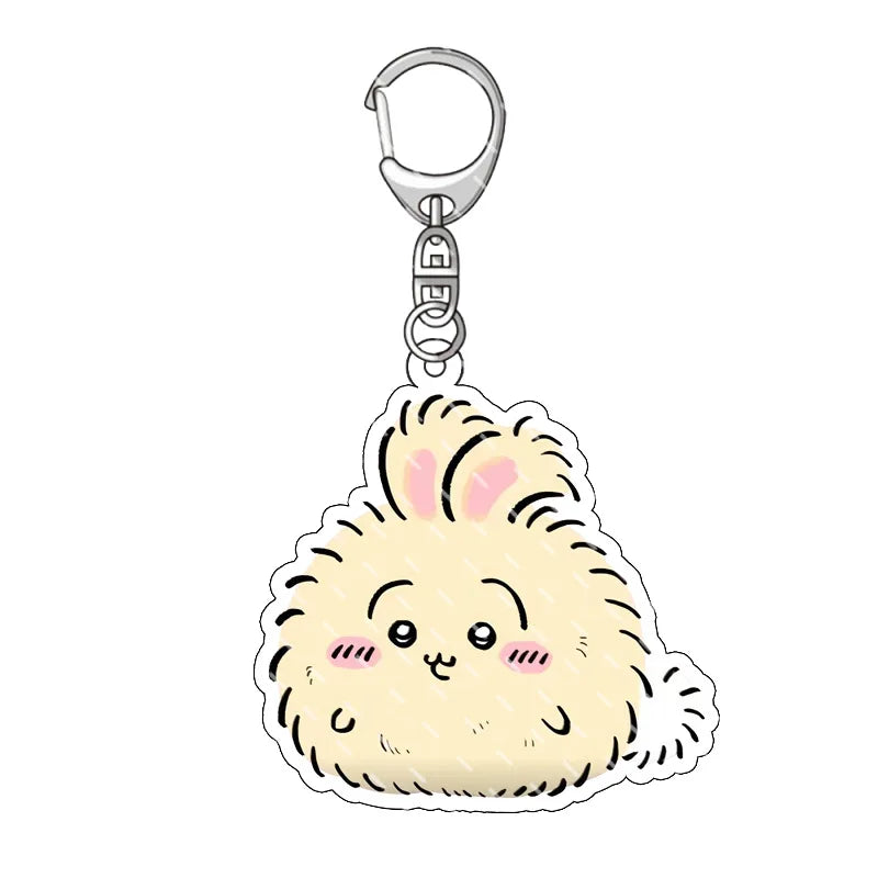 Chiikawa Pendant Anime Comic Acrylic Peripheral Keychain Hachiware Usagi Cute Pendant Bag Hanging Decoration Decoration