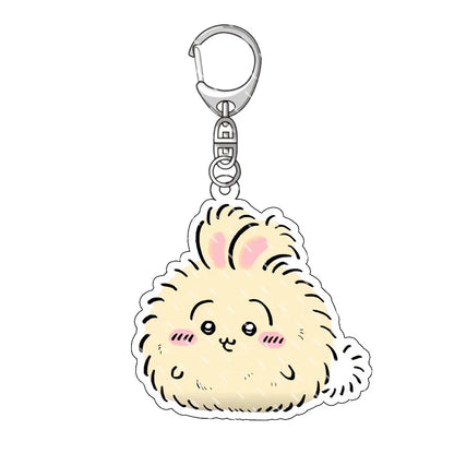 Chiikawa Pendant Anime Comic Acrylic Peripheral Keychain Hachiware Usagi Cute Pendant Bag Hanging Decoration Decoration