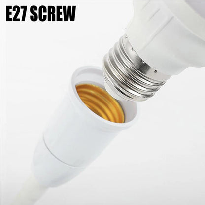 Direct Plug-in Rotary Lamp Head E27 Socket Lamp Converter with Switch EU US Plug Lamp Holder LED Table Lamp Led Base Lamp Base ﻿