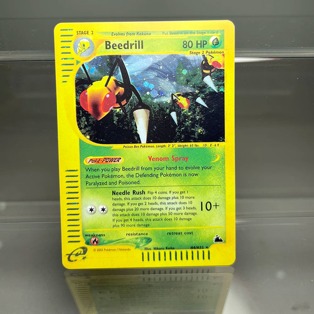 PKM Cards Charizard Steelix Celebi Single Foil Cards Magneton Gengar Classic Game Collection Cards PTCG Proxy Cards