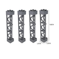4PCS Grey Pillar