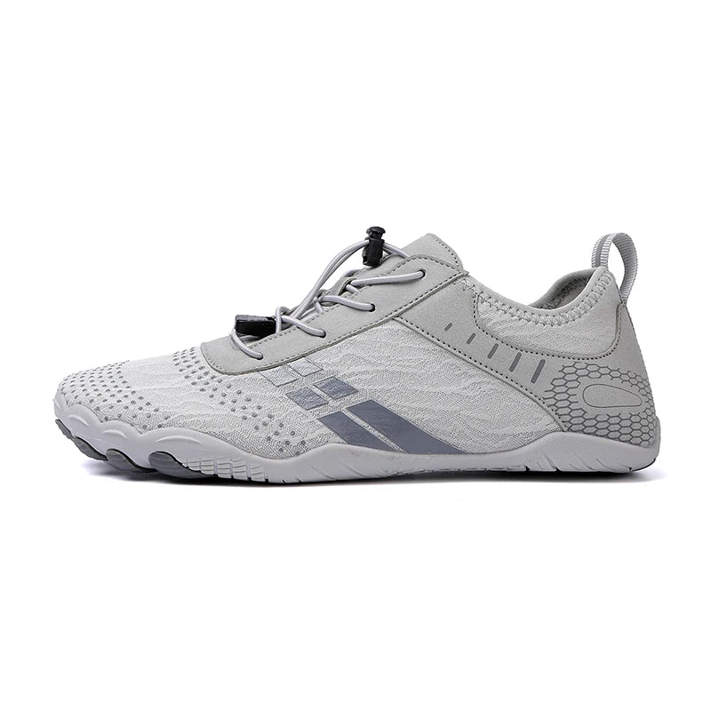Mens Wide Toe Zero Drop Barefoot Shoes Breathable Minimalist Water Shoes for Outdoor Sports Climbing Running Wrestling
