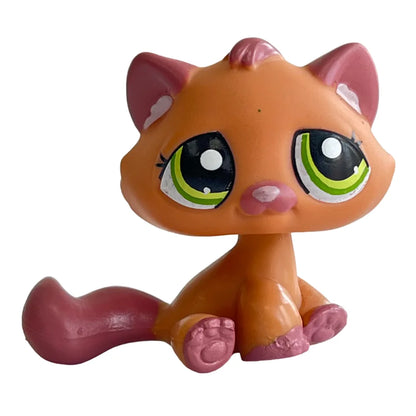 Rare pet toy Mini Stands Short Hair Kitten Old Figures Collection Original Bobble head toy lps