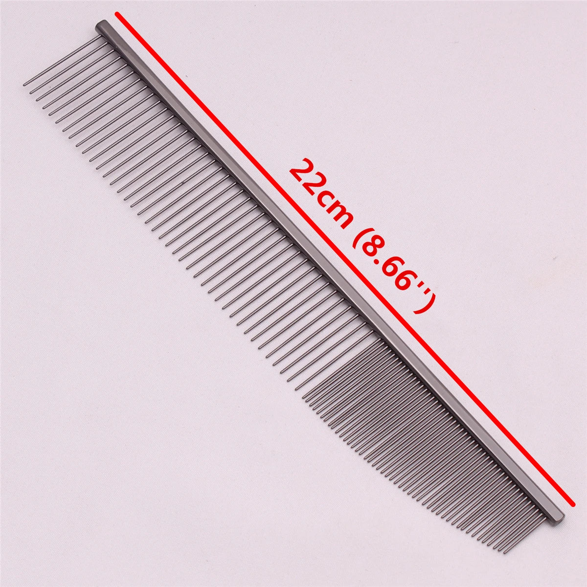 Copper Dog Grooming Combs Pet Boundary Knot Massage Tools Professional Salon Cat Hair Cleaning Crescent High Low Teeth 7816#
