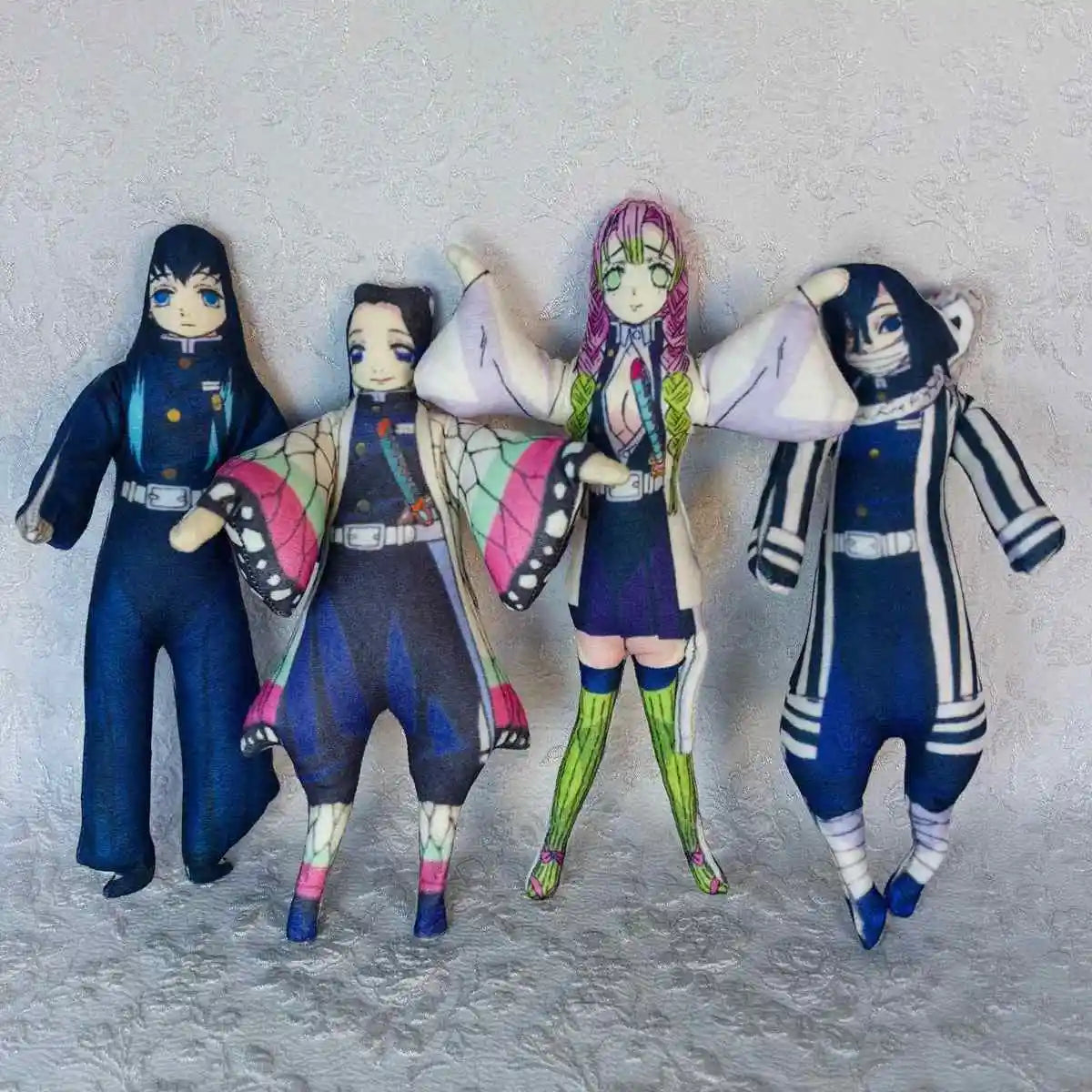 2025 Demon Slayer Abstract Doll Nezuko Tomioka Yoshio Mouse Dry Demon Slayer Doll Wire Frame style