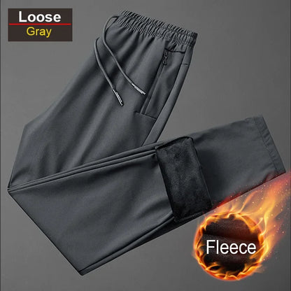 CHRLCK Warm Waterproof Running Pants Men Winter Softshell Fleece Trousers Women Jogging Camping Climbing Skiing Hiking Pants