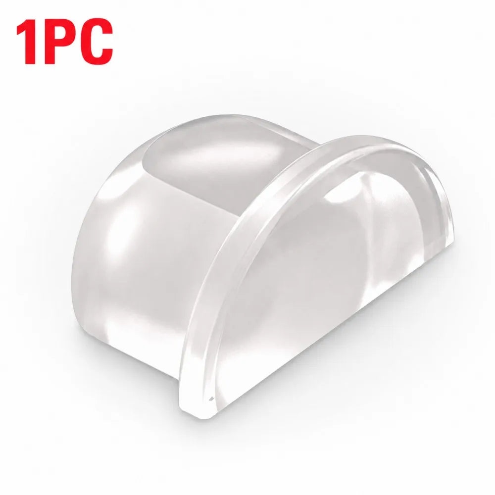 1-8Pcs Transparent Silicone Door Stopper No Drill Anti Bump Pad for Office Home Safety Protection Dodgers Door Stop