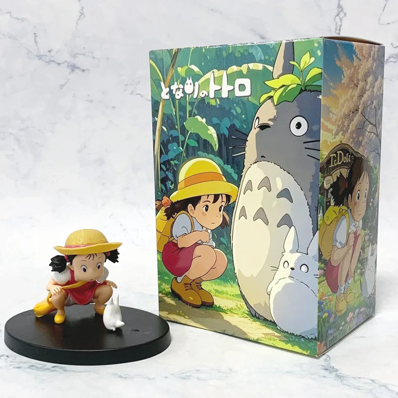 1-12pcs Anime Miyazaki Hayao Series Totoro Figure Mini Statue Cute Toys Room Ornaments Pvc Figures Toy Kid Gifts Collecctibles