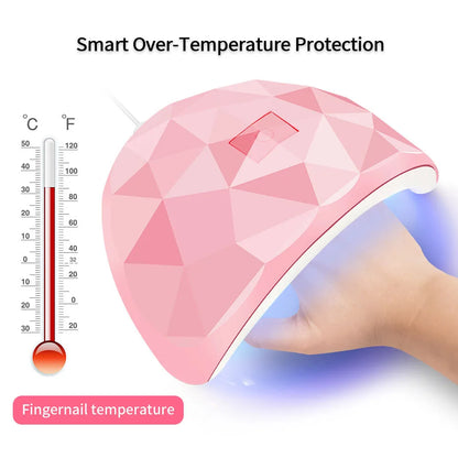 LULAA 54W USB Cabin UV LED Nail Gel Led Lamp for Nails Accessories Professional Material Nail Drying Lamp for All Manicure