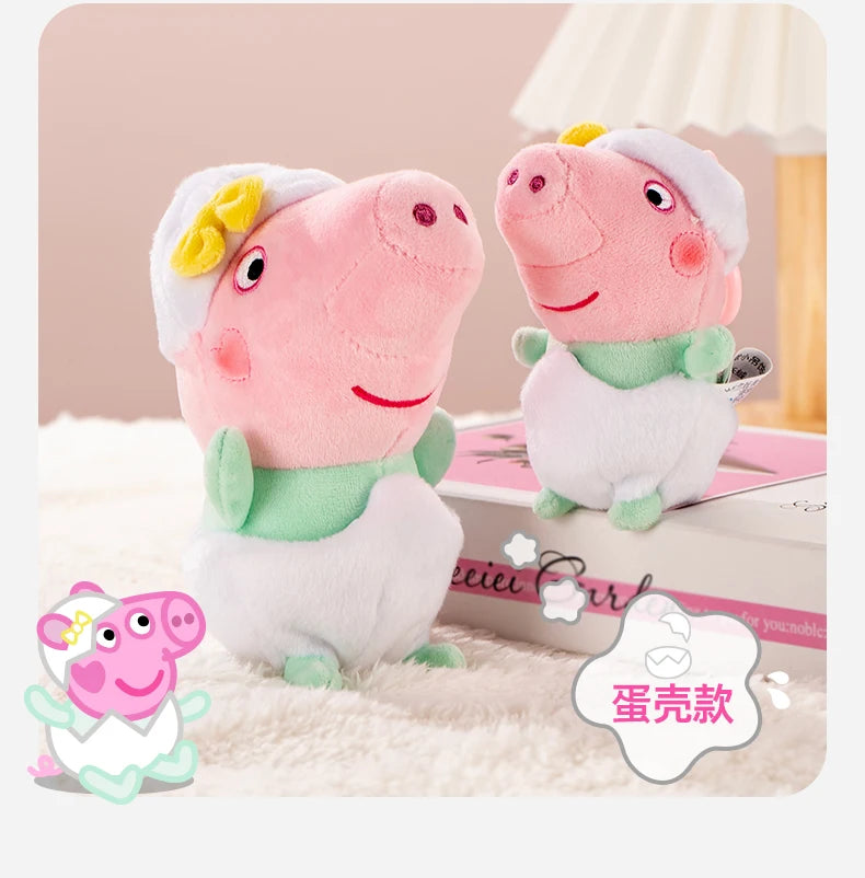 Genuine Peppa Pig Evie 12-19cm Evy Peppa George dinosaur Bear daddy mammy Boys Girls Birthday Gift Toys Christmas Doll Hot sale