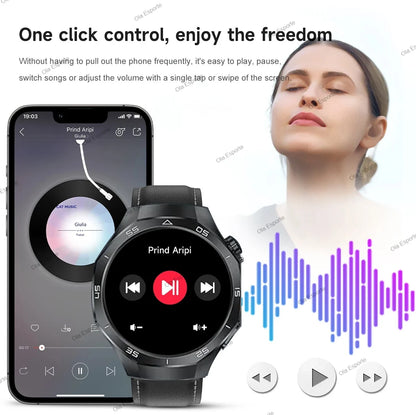 Watch 5 Pro GPS NFC Smart Watch Men 360*360 AMOLED Screen Heart rate Monitor Bluetooth Calls IP68 Waterproof Man Smartwatch 2025