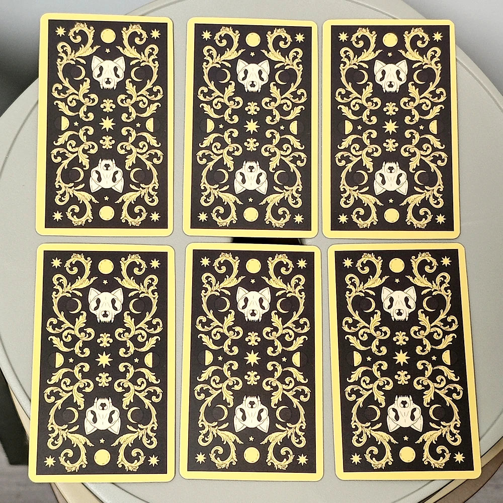 Cats Rule The Earth Tarot 10.3*6cm for The Feline-Obsessed Spanish Edition 78-Card Deck