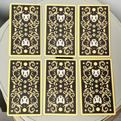 Cats Rule The Earth Tarot 10.3*6cm for The Feline-Obsessed Spanish Edition 78-Card Deck