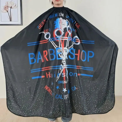 1pc Barber Cape - Waterproof Hairdressing Cape & Haircut Gown Cloth for Hair Styling