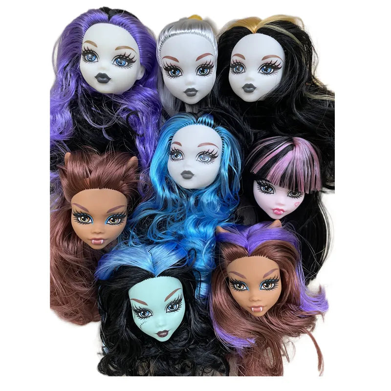 Multi-Joints Movable Doll Body Toy 23cm Doll Toy To Fit Many Heads White Green Brown Purple Monstering High Doll Body Cat heads