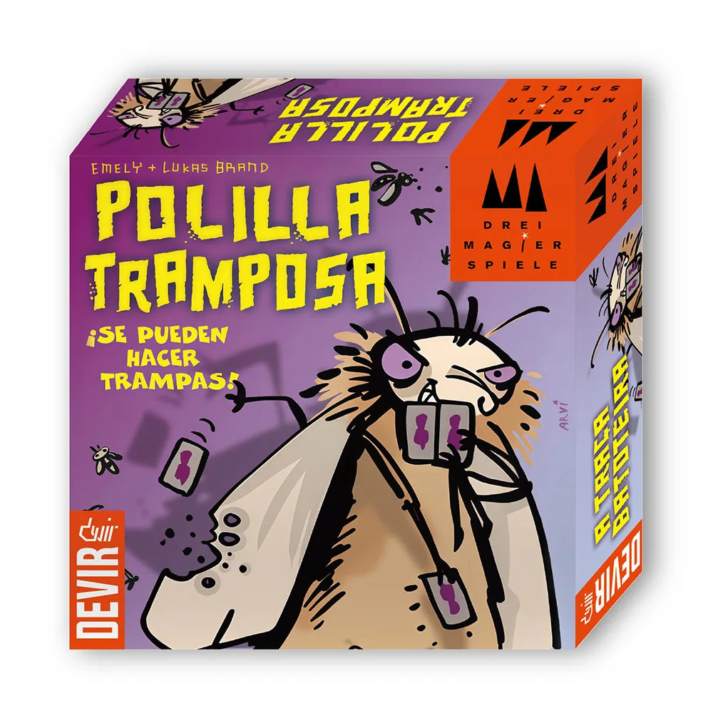 Polilla Tramposa Español Playing Card Game The Cheating Moth Spanish Board Game Juego Cartas Family Games For Party