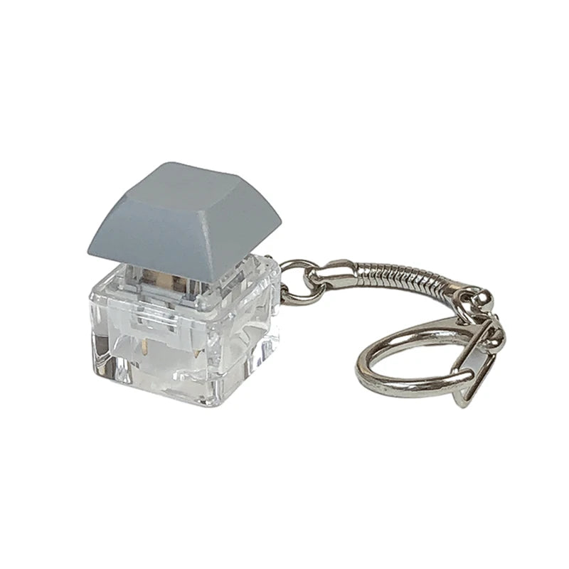 Decompression Keychain Mechanical Keyboard Button Keyring Fingertip Key Cap Pendant Antistress Toy