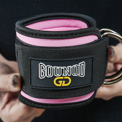 2PC/3PC GOUNOD Fitness Ankle Strap Adjustable D-Ring Support Cuffs Gym Leg Strength Exercise Pulley With Buckle Sport Guard Safe
