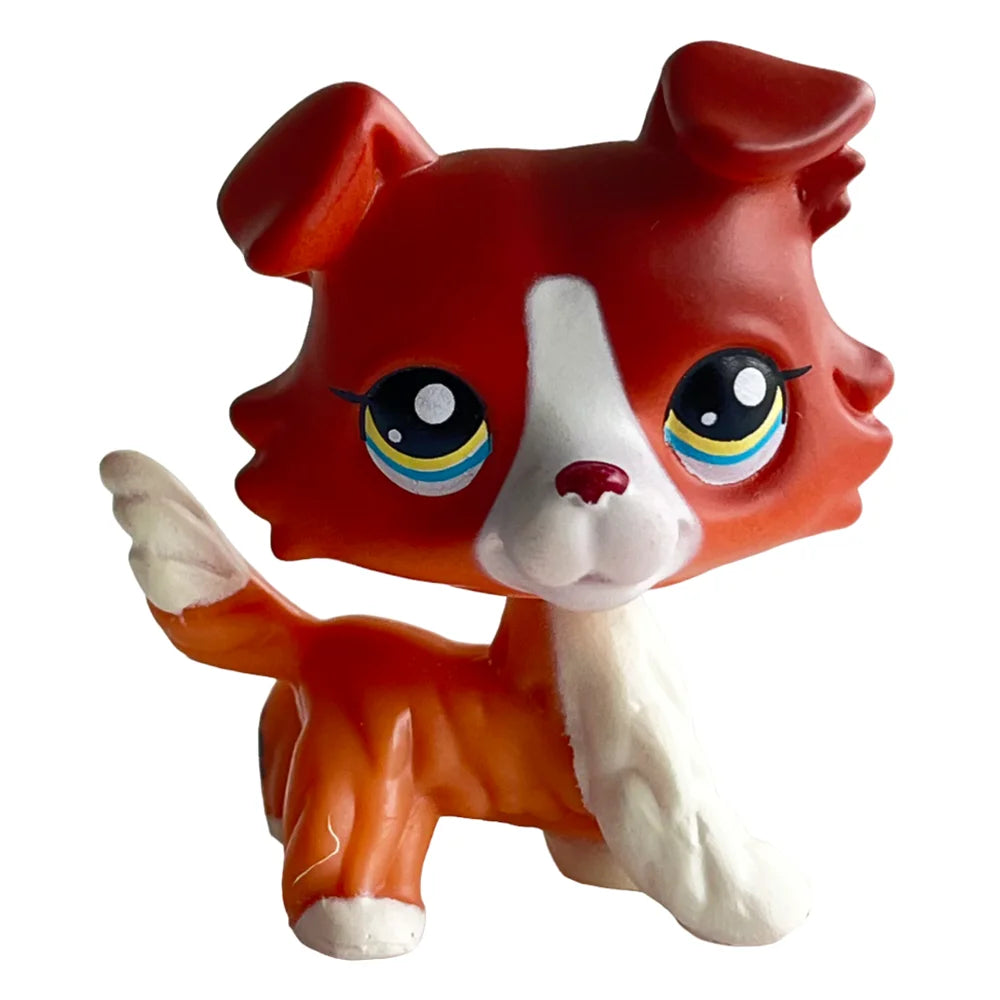 Rare pet shop lps toy toy Stands Short Hair Cat Original Kitten Husky Puppy Dog Fox Cute Animal Old Bobble head toy