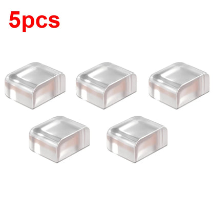 1-8Pcs Transparent Silicone Door Stopper No Drill Anti Bump Pad for Office Home Safety Protection Dodgers Door Stop