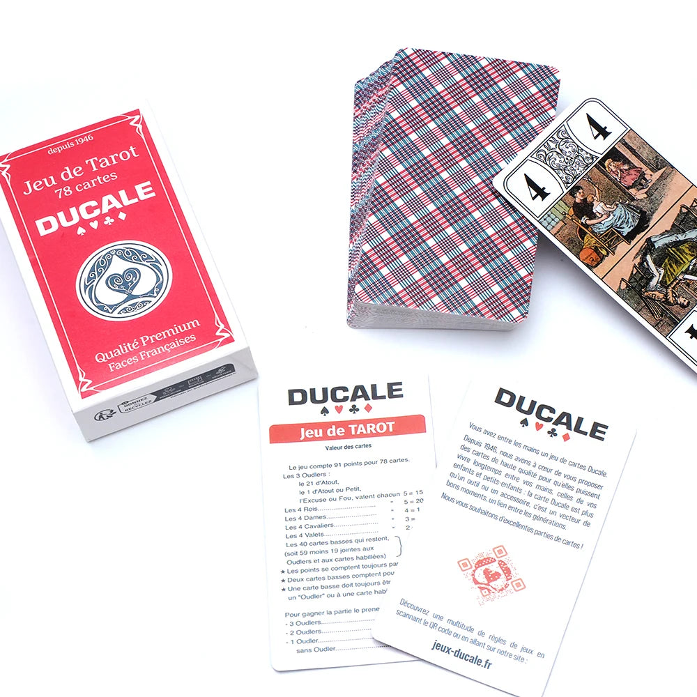 Ducale Origine - Jeu de 78 Cartes - Jeu de Tarot - Cartes à Jouer Jeu de cartes divinatoire - Oracle divinatoire - Cartomancie