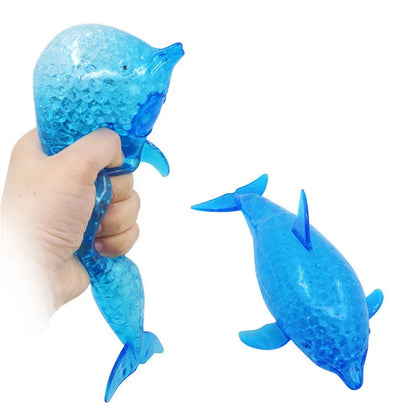 Squishy Shark Stress Balls Dolphin Squeeze Ball Stretchy Stress Squish Ball Sea Animal Squeeze Squishy Toys for Kids Adults