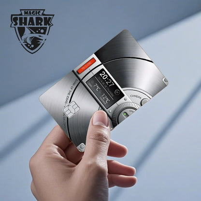2025 New Magic Shark Anime Money Charge 404 Error ID Game Machine Film Skin Sticker for Debit Bank Credit Card