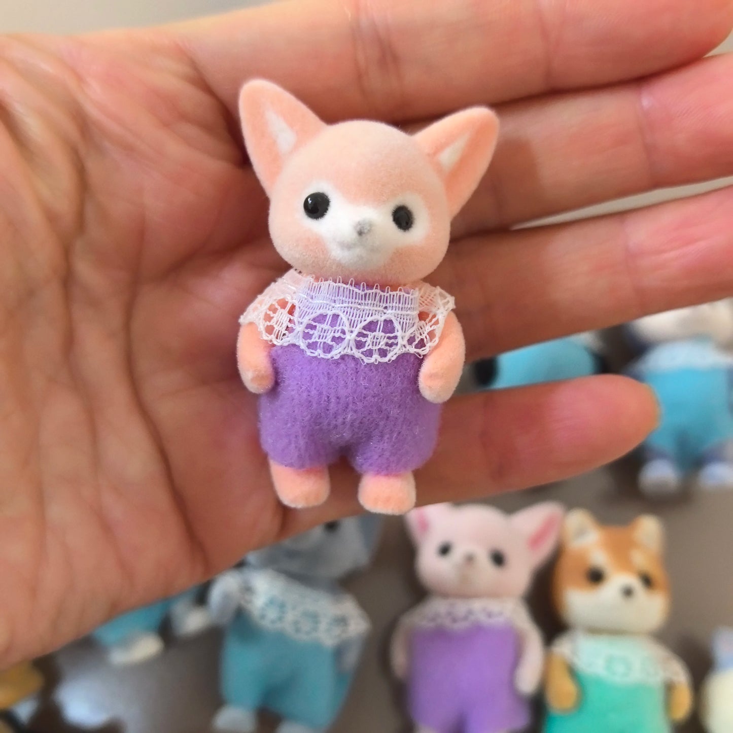 Simulation Forest Rabbit Family DIY Playset Mini Rabbit Bear Figure Toy Dolls Kids Gifts