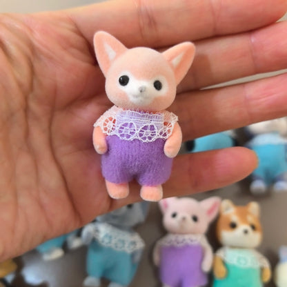 Simulation Forest Rabbit Family DIY Playset Mini Rabbit Bear Figure Toy Dolls Kids Gifts