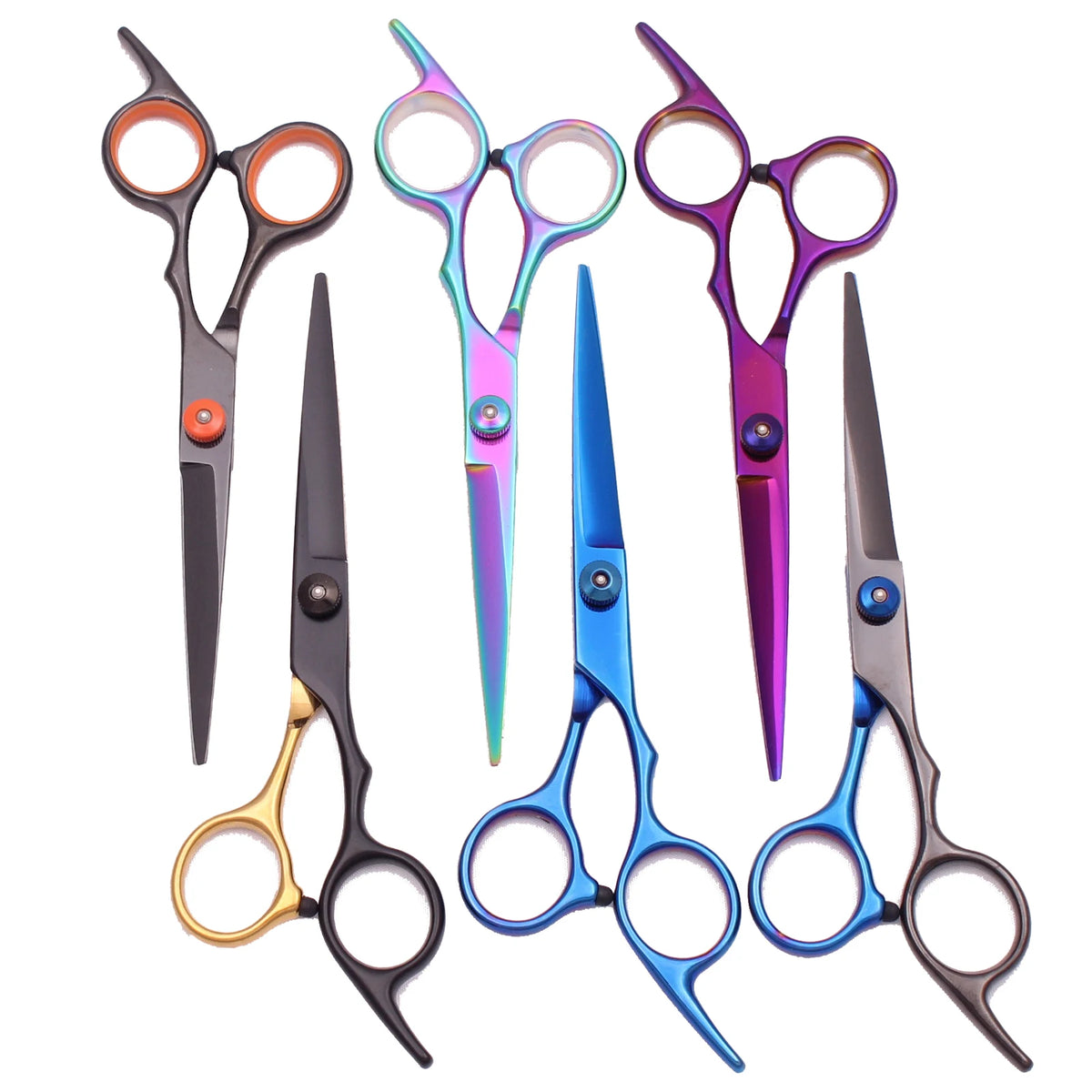 6.0'' Inches Hair Scissors Professional Cutting Shears Thinning Hairdressing Haircut Set Salon Barber & Home Japanese Steel 1001