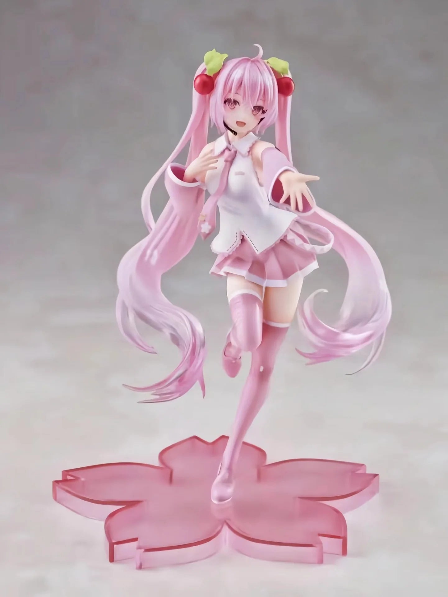 Hatsune Miku Sakura Miku Anime Model Toy Kawayi Pink Sakura Series Doll Collection Action Figure PVC