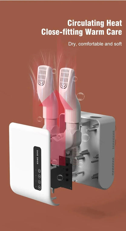 220V Electric Shoe Dryer, Portable Shoe & Boot Drying Machine with Sterilization Deodorization, Heated Foot Protector for Gloves