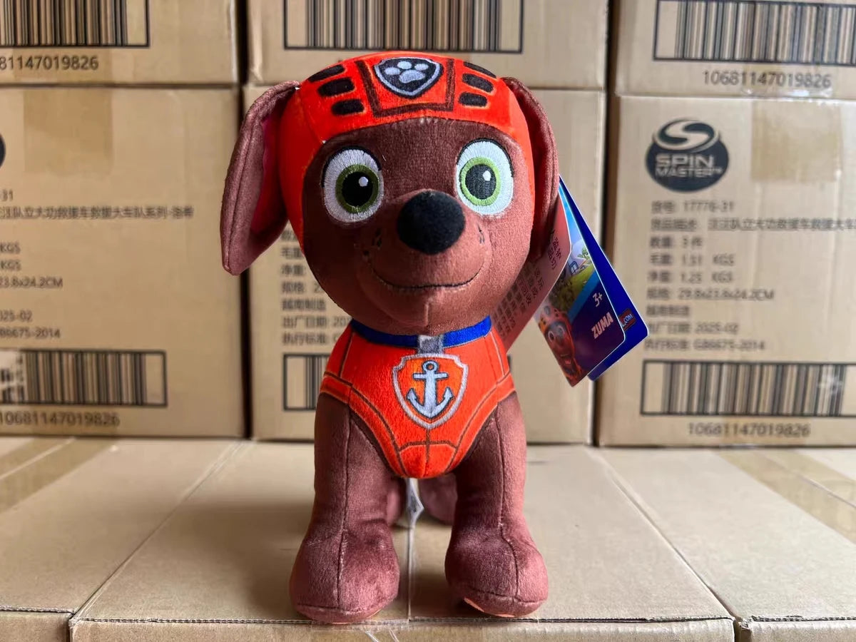 100% Genuine Paw Patrol 18-20cm standing posture Plush Toy Chase Skye Marshall Rocky Zuma Rubble 6kinds Children Birthday Gift