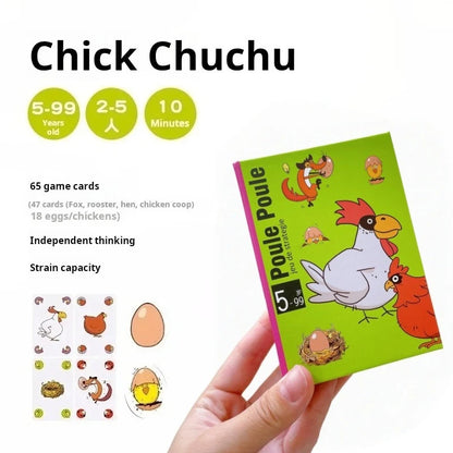Hot Chicken Chiu Chiu Board Game Drecksau Dirty Pig Black Sheep Piou Piou Party Game Cards Intellectual Toy Kid Gift