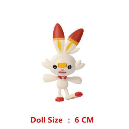 Pokemon Anime Figure Pikachu Eevee Charizard Mewtwo Cartoons Figure Collection Model Pocket Monster Action Toys Kids Birthday Gi
