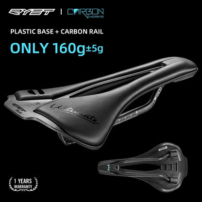 RYET 3D Printed Bicycle Saddle 120g Carbon Cushion Super Light Bike Seating for MTB Gravel Road Bike Seat Cycling Accessories
