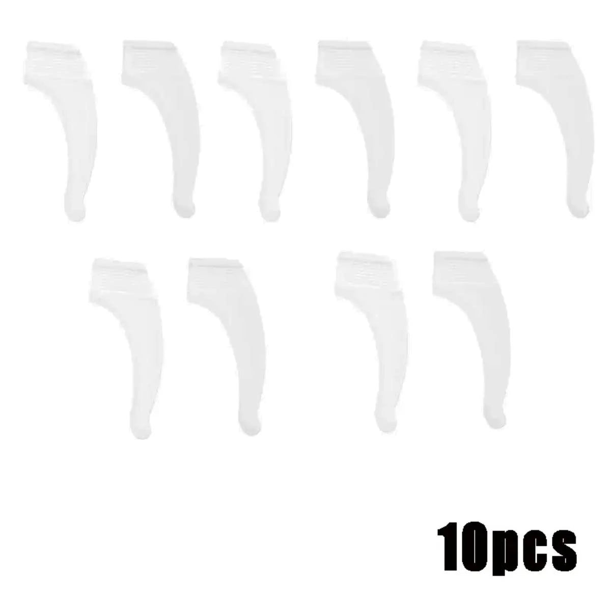 10/20pcs Anti-slip Silicone Ear Grip Glasses Eyeglasses Leg Ear Hook Stopper Bracket Fastener Accessories Eyewear Holder Temple