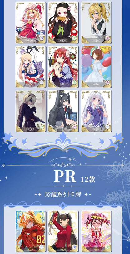 New Goddess Story Card Fufeng Chapter Colorful FlashCard Anime Character Collection Card Games Toys Child Gifts